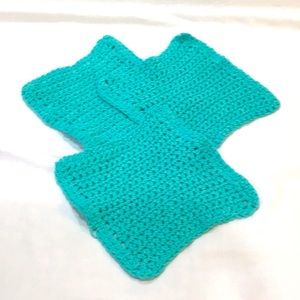 Three fresh new hand crocheted dish cloths or washcloths
